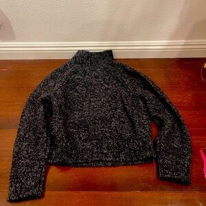 nwt banana republic Cozy charcoal marled Knit Sweater large